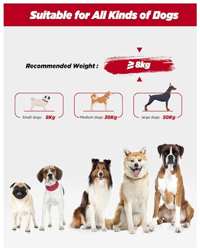 Hands Free Dog Leash, 5.9-8.2ft Multifunctional Crossbody Rope with Explosion-Proof Handle and Adjustable Training Hands Free Leash for Medium Dog
