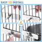 2Pcs Stainless Steel Bird Feeding Bowls, Small Bird Feeding Cup, Stainless Steel Parrot Food Bowl Cage with Holder, Parrot Cage Water Feeder, Pet Cage Cup Holder (Dia 3.93", 4.72",)