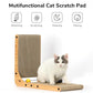 FUKUMARU Cat Scratcher, 18.9 Inch L Shape Cat Scratch Pad, Vertical Cat Scratcher Wall Mounted, Cat Scratching Cardboard with Ball Toy for Indoor Cats
