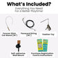 Forever Stick - The Unbreakable Cat Wand Toy, Durable Cat Toy Wand, Extra Long Cat String Toy, Cat Fishing Pole Toy for Bored Indoor Adult Cats, Cat Stick Toy, Cat Feather Wand, Cat Teaser Wand