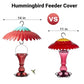 Bird Feeder Weather Guard Dome Cover Red Rain Shade for Hummingbird Feeders Built-in Moat Proof, Easy to Install 11inch