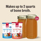 The Honest Kitchen Human Grade Daily Boosts Instant Beef Bone Broth with Turmeric for Dogs 3.6 Ounces