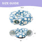 Lesure Cat Tunnel Bed for Indoor Cats - Cute Cat Donut Tunnel Toys for Small Large Cats with Washable Circle Cushion, Round Pet Peekaboo Cave Toy for Kitten/Puppy/Rabbit, Standard Cozy Clouds Blue