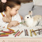Bissap 72 PCS Rabbit Chew Sticks, Natural Timothy Hay Pumpkin Sugar Beet Carrot Strawberry Rose Dahlberg Daisy Forget-me-not Flower Treat for Bunny Chinchilla Guinea Pig Hamster Small Pet Molar Snack