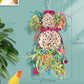 Bissap 2PCS Bird Parrot Foraging Shredder Hanging Toys Sola Balls Sepak Takraw with Pacifier for Small Parrots Parakeets Conures Cockatiels Love Birds Cage Toy