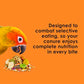 Kaytee Fiesta Conure Food, Nutritious and Fun Blend, Supports Skin, Feather, Digestion, Brain and Heart Health, 4.5 pounds