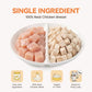 Freeze Dried Chicken Cat Treats, Single Ingredient Chicken Breast Cat Snacks, High Protein Grain-Free Food Topper for Picky Cats, 4 oz