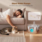 Cat Water Fountain Stainless Steel: Pet Fountains for Cats/Dog Indoor Automatic Waterer Bowls for Drinking Small Animal Water Dispenser Metal Pets Watering Faucet Bottle Auto Kitty Watering Supplies