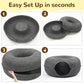 Cat Caves for Indoor Cats, Large Cat Tunnel for Multiple & Large Cats, Scratch Detachable Peekaboo Cat Cave Bed, Kitten Donut Kitty Hideaway Up to 45 Lbs