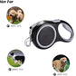Retractable Dog Leash, EC.TEAK 26 Foot Dog Walking Leash for Medium Large Dogs up to 110lbs, One Button Break & Lock, Heavy Duty No Tangle. Large