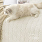 Waterproof and Anti-Slip Dog Bed Cover and Pet Blanket Sofa Pet Bed Mat ，car Incontinence Mattress Protectors Furniture Couch Cover for Most Cats Dogs, Pets（52x82-Ivory）