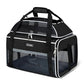 Lekereise Top-Expandable Pet Carrier 18x11x11Inch Delta American United Airline Approved Soft Sided Underseat to 15lbs Travel Carriers for Small Dogs Cats with Locking Safety Zippers Anti-Scratch Mesh