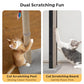 Veehoo 35" Tall Cat Scratching Post for Indoor Cats Adult, Sturdy Cat Scratch Pad with Replaceable Metal Frame Scratching Board, Large Scratch Post with Plush Top Bed