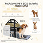 Lekereise Top-Expandable Pet Carrier 18x11x11Inch Delta American United Airline Approved Soft Sided Underseat to 15lbs Travel Carriers for Small Dogs Cats with Locking Safety Zippers Anti-Scratch Mesh