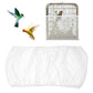 Bird Cage Seed Catcher White Bird Cage Net Cover Adjustable Birds Cages Netting Seed Catcher Stretchy Birds Cages Guard for Parrot Enclosures