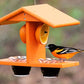Oriole Bird Feeder, Double-Cup Jelly Oriole Feeder with Pegs for Orange Halves (Orange)