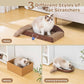 Avont Cat Scratcher Set, 3 Pcs Cardboard Cat Scratchers for Indoor Cats Durable Corrugated Cardboard Scratch Board Bed Lounge Box Toys for Kittens, Furniture Protector for Couch