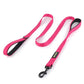 Plutus Pet Double Handle Dog Leash 6ft Long, Padded 2 Handle, Heavy Duty, Reflective Training Leash for Medium Large Dogs, Dual Handle Lead (Pink)
