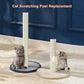 Cat Scratching Post Replacement Pole, 2 PCS 15.7in Cat Tree Replacement Post, Natural Sisal Cat Tree Replacement Parts with M8 Screws, Cat Scratch Post for Refurbishment (15.7in/40cm)