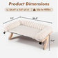 Cloud-Soft Cat Window Sill Perch with Zipper Designed Cushioned Bed, Supportive Cat Window Seat with Premium Solid Wood & Sturdy Metal Frame, Pet