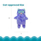 Catstages Purr Pillow Cat Toy – Plush Cat Toy with Touch-Activated Purr for Calming Cats & Kittens