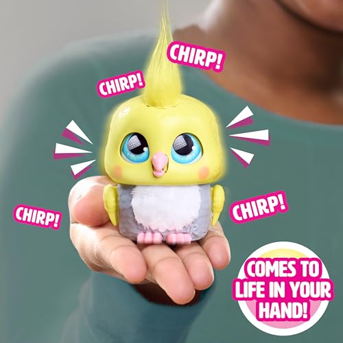 FurReal Handfuls Chirps The Cockatoo, 3.5 Inch Interactive Toy, for Boys and Girls, Ages 4 and Up