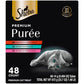 Sheba Premium Puree Cat Treats Lickable Roasted Chicken Flavor, Smoked Salmon Flavor, and Seared Tuna Flavor, 0.49 oz. Tubes, 48 Count