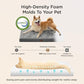 Bedsure Dog Beds Large Sized Dog- Orthopedic Pet Beds for Crate with Removable Machine Washable Cover, NOT Waterproof Egg Crate Foam Puppy Mat, Suitable for Pet Up to 50 lbs, 35x22x2.8, NOT Chewproof