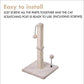 MECOOL Cat Scratching Post Premium Basics Kitten Scratcher Sisal Scratch Posts with Hanging Ball 22in for Kittens or Smaller Cats (22 inches for Kitten, Beige)