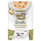 Purina Fancy Feast Broths Classic With Chicken and Vegetables Lickable Wet Cat Food Broth Topper, Pack of 16, 1.4 oz Pouches