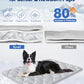 Rywell Dog Cooling Mat 2.0, Elegant Grey, 44"*32" Thick & Durable Cooling Mat for Extra Large Dogs, Extended Cooling with Waterproof & Color-Changing