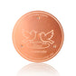 Bird Bath Copper Disk, 4 Inch 0.6mm Thick 99.9% Pure Copper Disc with Triple-Point Support, Natural Water Cleaner for All-Season Use, Universal Fit for Outdoor BirdBaths, Bowls