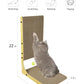 3-Pack WRBTA Cardboard cat Scratcher,L Shape Cat Scratch Pad Wall Mounted, Cat Scratching Cardboard with Ball Toy for Indoor, Cardboard Cat Scratcher with Double-Sided Usability.cat Scratching Post
