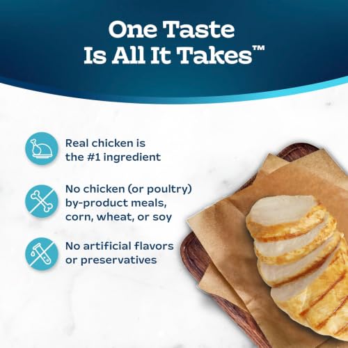 Blue Buffalo Tastefuls Chicken & Brown Rice Recipe Adult Dry Cat Food Hairball Control, Real Chicken First, Deliciously Healthy Natural Cat Food