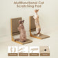 EHEYCIGA 2-Pack Cat Scratcher, 25.6 Inch L-Shaped Cardboard Scratch Pad for Indoor Cats, Vertical Cat Scratching Board with Ball Toy, Furniture Protector, Reversible Design for Double Life, Large