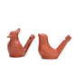 2Pcs Bird Water Whistles, Funny Ceramic Water Whistles, Warbler BirdWhistles Noise Makers, Purple Clay Pottery Waterfowl Whistle for Birthday Favors Gifts or Outdoor Accessories