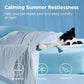 Bedsure Cooling Blanket for Small Dogs with Breathable Air-Core Fill Q-MAX>0.4 - Dog Cooling Mat Soft, Lightweight Pet Cat Throw Cold Blanket