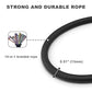 Rope Dog Leash, 6 Foot Heavy Duty Dog Leash with Aviation Aluminum Auto Locking Carabiner, Strong Nylon Pet Lead for Small, Medium, Large Dogs
