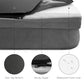 Orthopedic Dog Bed with Sides - Dog Sofa Beds for Medium Dogs, Supportive Foam Pet Couch Bed with Washable Removable Cover, Waterproof Lining and Non-Slip Bottom, Grey - M