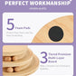 Made4Pets Cat Scratching Post Cat Scratcher Kitten Toys for Indoor Cats Wooden Ball Track Two-Layer Modern Sisal 17.7" Tall Scratch Post Interactive Toy with Dangling Ball