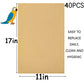 40PCS Gravel Liner Paper for Bird Cage,11x17 In Bird cage Liner Paper-Gravel Paper Special for Bird Cage in Sea Sand,Parrot Cage Sandpapers Cushion Pad Pet Bedding Accessories (40PCS 11 x 17 Inch)