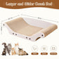 Cat Scratcher Bed Cardboard Cat Scratch Couch Board 25 inches Large Cat Scratching Sofa Lounge & Scratch Pad for Indoor Cats, Furniture Protector