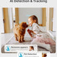 Security Camera 2K, blurams Baby Monitor Dog Camera 360-degree for Home Security w/Smart Motion Tracking, Phone App, IR Night Vision, Siren, Works with Alexa & Google Assistant & IFTTT, 2-Way Audio
