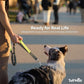 Tuff Mutt Hands Free Dog Leash for Walking Running Hiking, Waist Leash with Bungee, Adjustable Belt, Reflective Double Handle Design for Large Medium