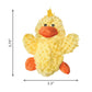 KONG Low Stuffing with Squeaker Dog Toy, X-Small, 3 Animals, Bear, Duck, Frog