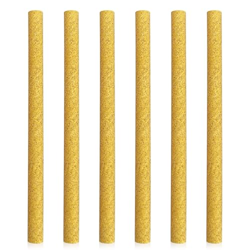 S&X Small Bird Perch Covers, Sand Perch Covers Sandpaper for Budgies, Canaries, Parakeets, Lovebirds and Other Small Birds, 6-Pack