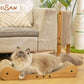 Nekosan Cat Scratcher Cardboard Bed, 27.5" Extra Large Cat Scratch Sofa Bed, Cat Scratcher Lounge Bed for Indoor Cats, 27.5 x 10 Inches Cat Couch Bed - Scratching Board