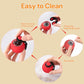 Geamen Interactive Cat Toys with Bird Sounds & 3 Speed Modes, Rechargeable Automatic Moving Cat Toy with 3 Tails, Fast Charging Smart Rolling Ball