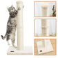 34inch Cat Scratching Post with Natural Sisal Rope 4.3Inch Large Diameter Scratcher Post Tree for Indoor Cats Beige