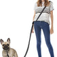Hands Free Dog Leash, 5.9-8.2ft Multifunctional Crossbody Rope with Explosion-Proof Handle and Adjustable Training Hands Free Leash for Medium Dog